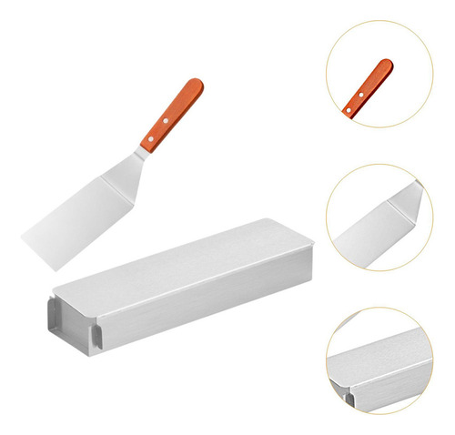 Molde Rectangular Para Tiramisú, Tapa De Acero Corta