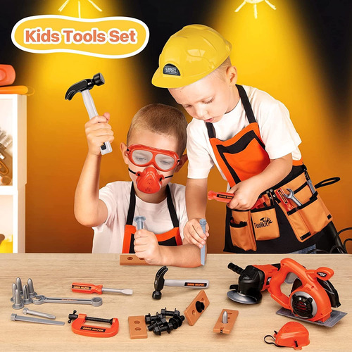 Juego De Herramientas Para Niños: De Construcción Z...