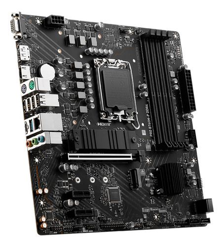 Tarjeta Madre Msi Pro B760m-p Ddr4 Intel 1700 Micro Atx