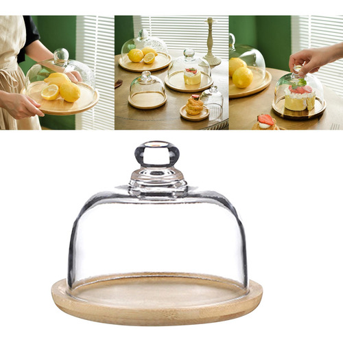 Soporte De Bambú Para Pastel Con Para Pastel De 2 Pulgadas