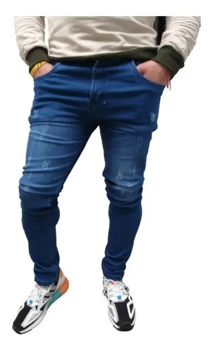 Pantalon Jean Licrado Hombre | MercadoLibre