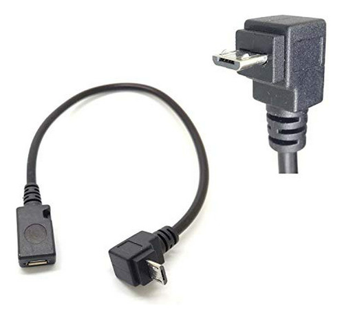 Ángulo De 90 Grados Usb Micro B 5p Hembra A 5p Macho Izquier