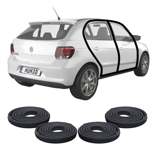 Burletes Delanteros Y Traseros Gol Trend 2013 A 2015