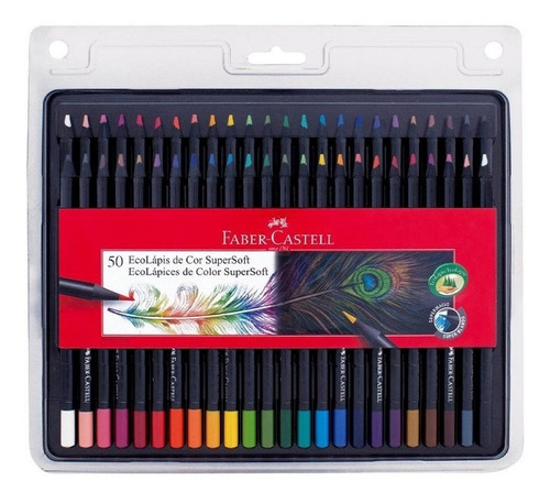 Lapices De Colores Faber Castell Supersoft X 50