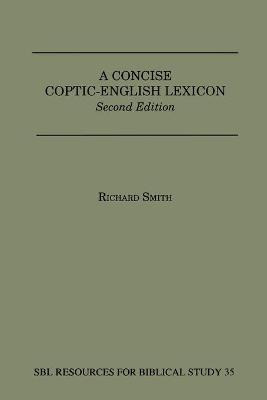 Libro A Concise Coptic-english Lexicon : Second Edition -...