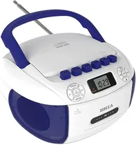 Comprar Bria Pb277 Estéreo Portátil Cd\u002Fcasete De Audio Para El Hogar Am\u002Ffm Radio Boombox Con Bluetooth, Auxiliar, Conector Para Auriculares, Grabadora De Cassette, Cd Mp3 Y Reproducción Usb Mp3
