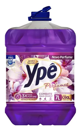 Limpador Perfumado Ypê Jardim Secreto Pro 7 Litros — R$ 44,95 em Mercado Livre, 50% OFF
