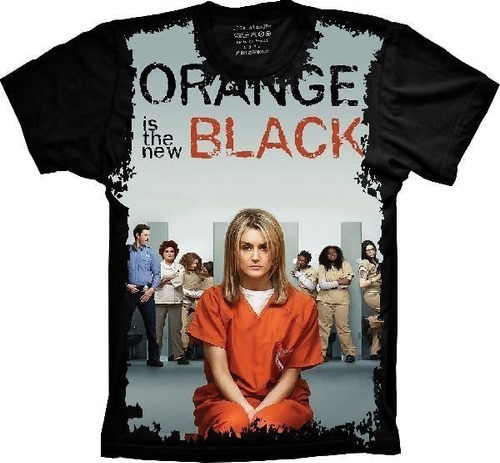 Camiseta Geek Plus Size Série De Tv Orange Is The New Black