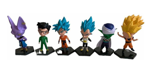 Set 6 Figuras Dragonball Anime 10cm