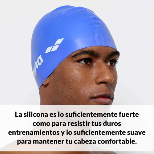 Imagen 3 de 9 de Gorra De Natación Adulto Arena Classic Silicone - Btu Store