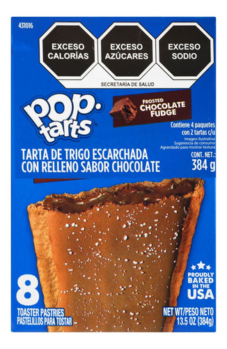 2 Pzs Kelloggs Tarta De Cereal Rellena Chocolate Pop Tarts 3