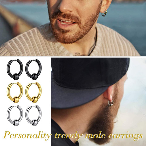 Chainshouse Pendientes De Aro Con Cuentas De Oro De 18 Para