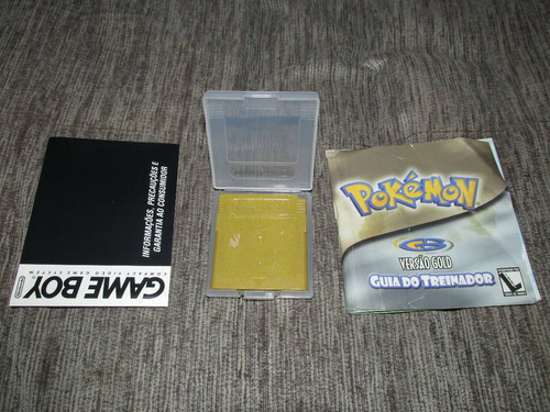 Nintendo Pokemon Gold Original Gameboy C/ Manual