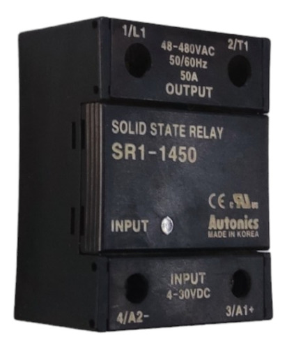 Rele Estado Solido Autonics Sr1-1450 48- 480vac 50a 4- 20vdc