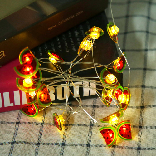 Guirnalda De Luces Led Con Forma De Sandía, 20 Led, De 2 M/6