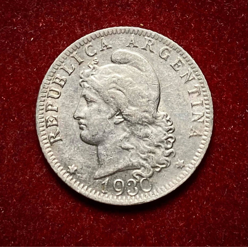 Moneda 20 Centavos Argentina 1930 Km 36 Cj 80 Cuproníquel