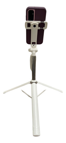 180cm Selfiestick Soporte Tripode Tripie Celular Control Rem Color Blanco