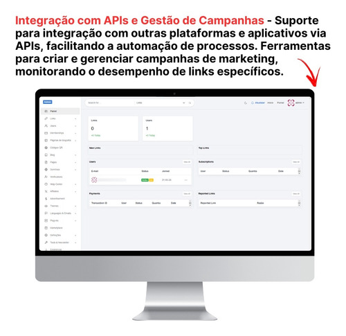 Script Encurtar Urls, Crie Páginas De Links Bio E Códigos Qr