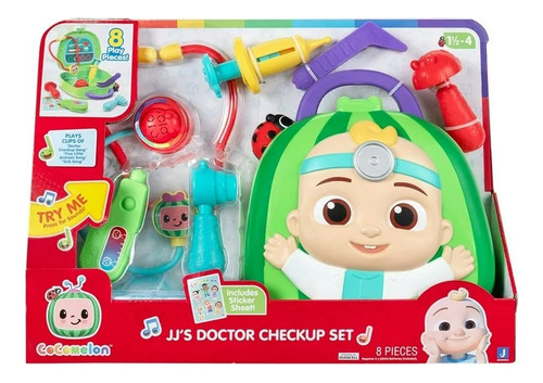 Cocomelon - Maletín Musical De Chequeo Medico De Jj Verde