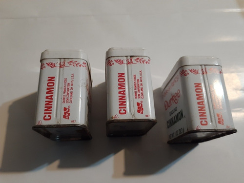 Imagen 5 de 7 de Antigua Lata De Canela Marca Durkee U.s A Coleccion Vintage