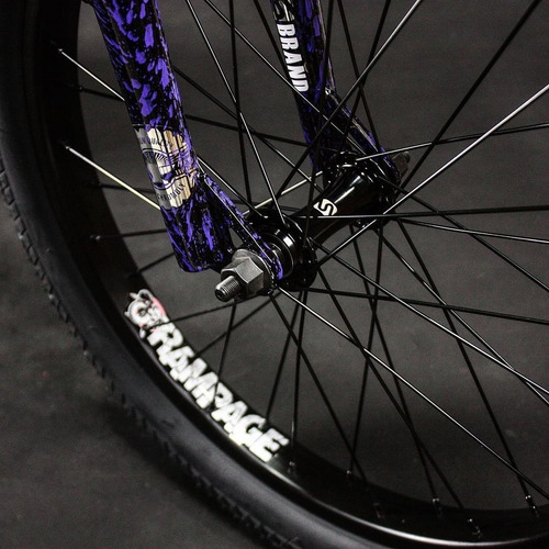 Imagen 3 de 10 de Bicicleta Bmx Stolen Heist ¡cubiertas Anchas Pro! Purple