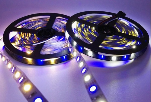 Kit 3 Fita Led 5 Pinos 5050 5mt + Controlador Wifi + Fonte