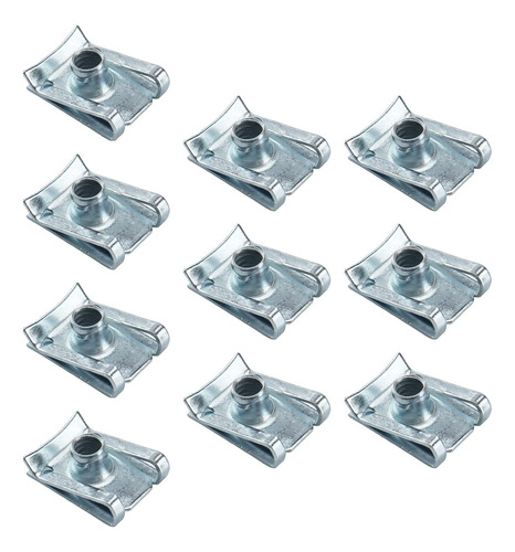 10pcs M6 U Clip Nut Surtido Set Auto Car Clips De Metal Para