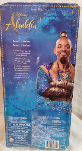 Figura El Genio De Aladdin Disney (plástico Poco Quebrado) (Usado)