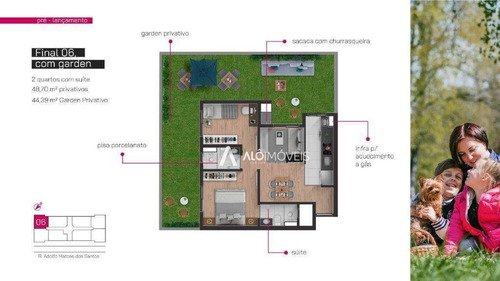 Apartamento Com 2 Dormitórios À Venda, 52 M² Por R$ 333.900,00 - Boa Vista - Curitiba/pr - Ap0440