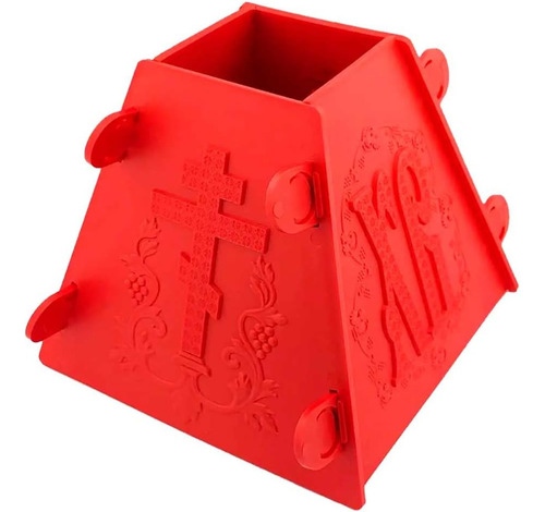 Rojo Ruso Pascha Paskha Pascua Xb Molde De Queso Plástico