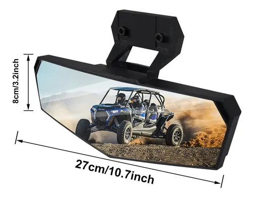 Utv Central Trasera En Forma De Espejo De Polaris Rzr 2...
