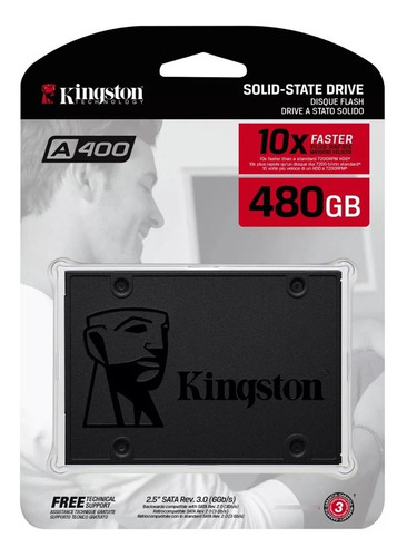 Disco Solido Kingston A400s37 480 Gb
