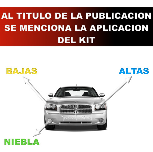 V50 Kit Led 44000lm 240w H13 Alta/baja E150 E350 2010