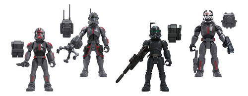 Star Wars Mission Fleet Clone Commando Clash, Bad Batch (Usado)