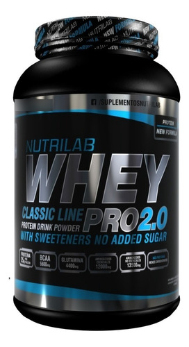 Premium Whey Pro 2.0 Nutrilab Proteina De Suero Sabor Cookies & Cream