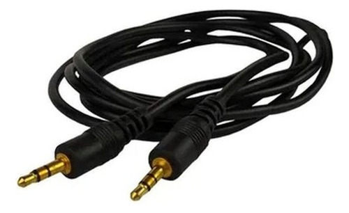 Cabo Auxiliar P2 X P2 Macho 2m 3.5mm Reforçado Ponta Dourada
