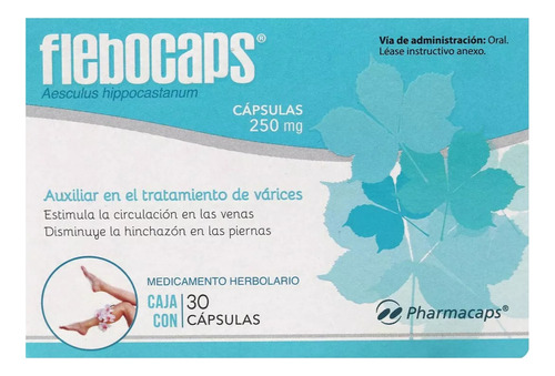 Flebocaps 30 Cápsulas 250mg