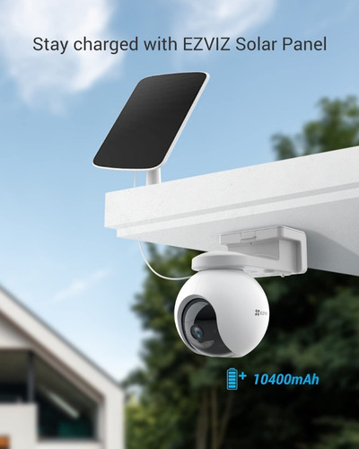 Cb8 2k+ Cámara Ezviz Wi-fi Pan & Tilt Alimentada Por Batería