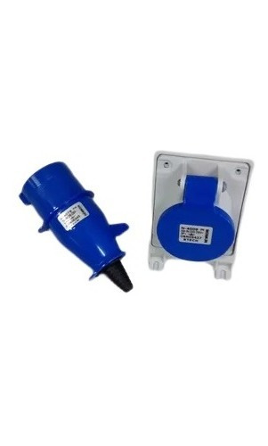 Tomada Sobrepor N4009 + Plug N4079 3p+t 16a Steck 