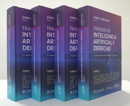 Tratado De Inteligencia Artificial Y Derecho 4 Tomos 2da. Ed