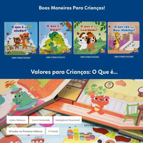 Valores Para Crianças: O Que É... Ajudar?, De Christine Mesnard. Editorial Todolivro, Capa Dura, Edição 1 Em Português, 2024