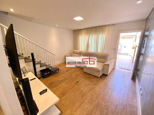 Imagem 3 de 19 de Lindo Sobrado(mobiliado) De 120m² Com 02 Dormitórios Sendo 02 Suítes Sacada Churrasqueira E 02 Vagas Em Ótima Localização No Bairro Do Limão - So1633