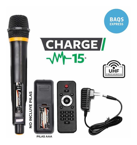 Parlante Bluetooth 15 Micrófono Karaoke ¡trípode De Regalo!