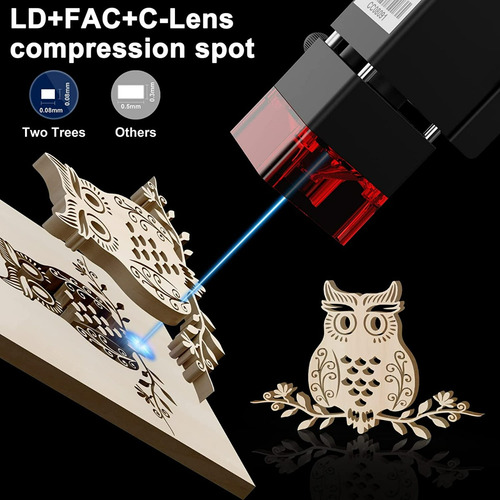 Gravadora Corte Laser Cnc 80w 30cmx30cm Tts-10 Pro Impressor 127/220V