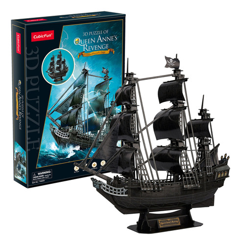 Cubic Fun Rompecabeza 3d La Venganza De La Reina Ana Barco 1