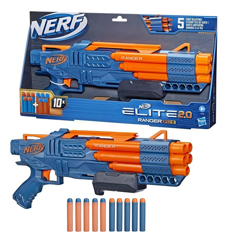 Nerf Elite 2.0 Ranger Pd-5 Incluye Dardos Color Azul