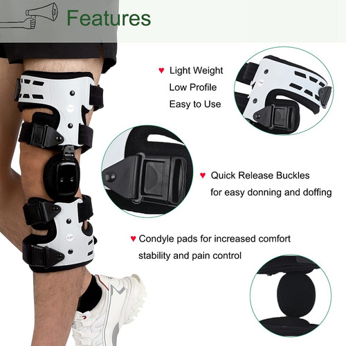 Soporte Ajustable Con Bisagras Para Hasta La Rodilla