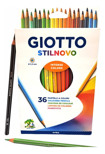 Lapices De Color Giotto Stilnovo Por 36 Unidades