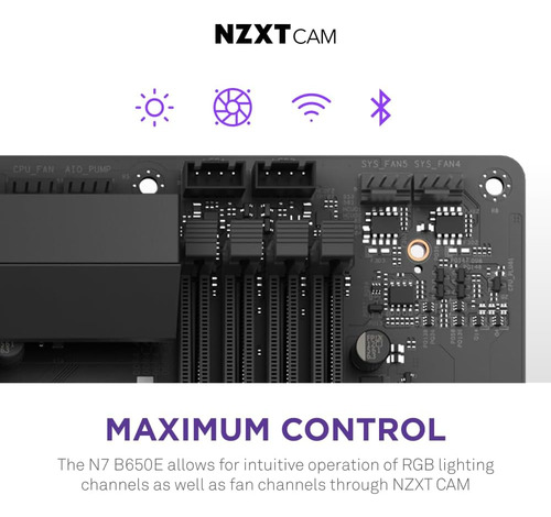 Nzxt N7 B650e - Chipset Amd B650 - Soporta Amd Ryzen 800...