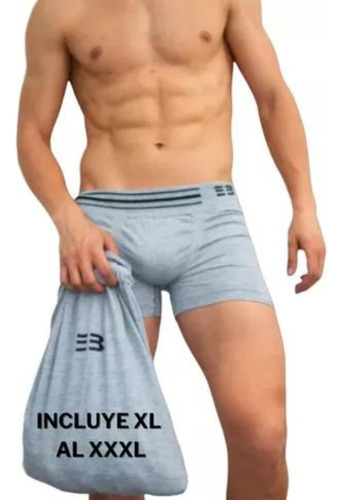 Boxer Algodón Sin Costura Pack X 6u (xl-xxl)